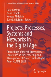 Enlarge image Cover: Projects, Processes, Systems and Networks in the Digital Age - Springer