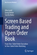 Cover: Screen Based Trading and Open Order Book - Springer