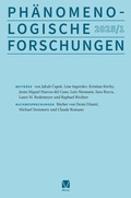 Bild: Ph&auml;nomenologische Forschungen 2025-1 - Meiner