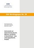 Cover: Instrumente zur Subventionierung von Wohnen und Bauen in Deutschland - eine ordnungspolitische Analyse - BoD - Books on Demand