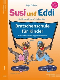 Abbildung von: Susi und Eddi - Bratschenschule für Kinder - Band 1 - Heinrichhofen Verlag