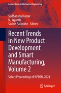 Cover: Recent Trends in New Product Development and Smart Manufacturing, Volume 2 - Springer Nature Switzerland AG