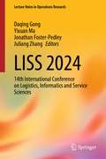 Cover: LISS 2024 - Springer Nature Switzerland AG