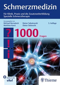 Abbildung von: Schmerzmedizin - 1000 Fragen - Thieme