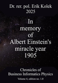 Abbildung von: In memory of Albert Einstein's miracle year 1905 - BoD - Books on Demand