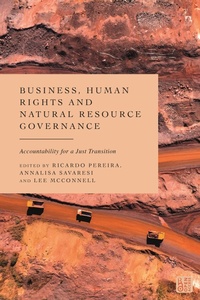 Abbildung von: Business, Human Rights and Natural Resource Governance - Hart Publishing