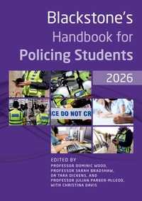 Abbildung von: Blackstone's Handbook for Policing Students 2026 - Oxford University Press