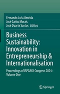 Cover: Business Sustainability: Innovation in Entrepreneurship & Internationalisation - Springer