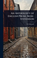 Cover: An Anthology of English Prose; Bede-Stevenson - Hutson Street Press