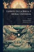 Cover: EspA-ritu De La Biblia Y Moral Universal - Hutson Street Press