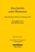 Cover: Eine Juristin unter &Ouml;konomen - Mohr Siebeck