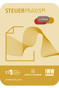 Abbildung von: SteuerPraxis KI - Jahresabonnement - Erich Schmidt Verlag