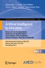 Cover: Artificial Intelligence in Education. Posters and Late Breaking Results, Workshops and Tutorials, Industry and Innovation Tracks, Practitioners, Doctoral Consortium, Blue Sky, and WideAIED - Springer