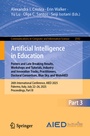 Cover: Artificial Intelligence in Education. Posters and Late Breaking Results, Workshops and Tutorials, Industry and Innovation Tracks, Practitioners, Doctoral Consortium, Blue Sky, and WideAIED - Springer