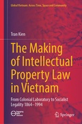 Cover: The Making of Intellectual Property Law in Vietnam - Springer