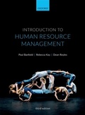 Cover: Introduction to Human Resource Management - OUP Oxford