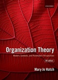 Cover: Organization Theory - OUP Oxford