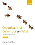 Cover: Organizational Behaviour and Work - OUP Oxford