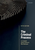 Cover: Criminal Process - OUP Oxford