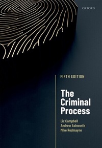 Enlarge image Cover: Criminal Process - OUP Oxford