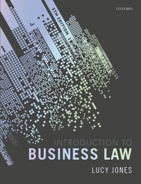 Enlarge image Cover: Introduction to Business Law - OUP Oxford