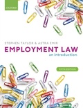 Cover: Employment Law - OUP Oxford