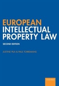 Cover: European Intellectual Property Law - OUP Oxford