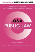 Cover: Concentrate Questions and Answers Public Law - OUP Oxford