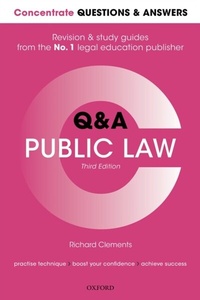 Enlarge image Cover: Concentrate Questions and Answers Public Law - OUP Oxford