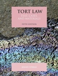 Cover: Tort Law - OUP Oxford