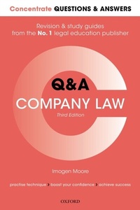 Enlarge image Cover: Concentrate Questions and Answers Company Law - OUP Oxford