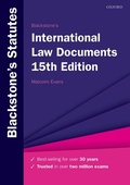 Cover: Blackstone's International Law Documents - OUP Oxford