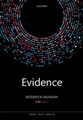 Cover: Evidence - OUP Oxford