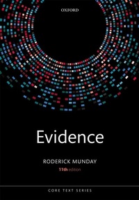 Enlarge image Cover: Evidence - OUP Oxford