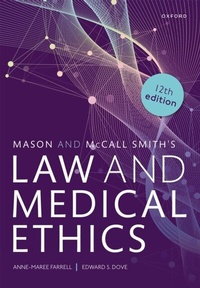 Abbildung von: Mason and McCall Smith's Law and Medical Ethics - OUP Oxford