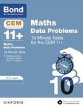 Cover: Bond 11+: CEM Maths Data 10 Minute Tests: Ready for the 2024 exam - OUP Oxford