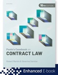 Cover: Poole's Casebook on Contract Law - OUP Oxford