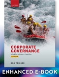 Cover: Corporate Governance - OUP Oxford