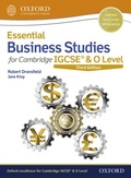 Cover: Essential Business Studies for Cambridge IGCSE(R) & O Level - OUP Oxford