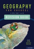 Cover: Geography for Edexcel A Level Year 1 and AS Level Revision Guide - OUP Oxford