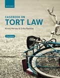 Cover: Casebook on Tort Law - OUP Oxford