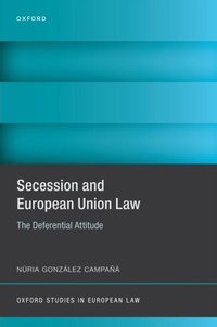Abbildung von: Secession and European Union Law - OUP Oxford