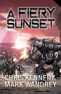 Cover: A Fiery Sunset (The Omega War, #1) - Seventh Seal Press