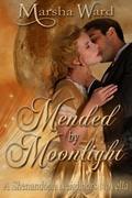 Cover: Mended by Moonlight: A Shenandoah Neighbors Novella - Marsha Ward