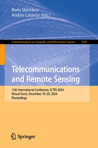 Enlarge image Cover: Telecommunications and Remote Sensing - Springer