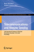 Cover: Telecommunications and Remote Sensing - Springer