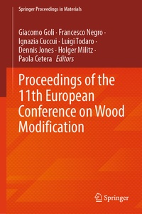Enlarge image Cover: Proceedings of the 11th European Conference on Wood Modification - Springer