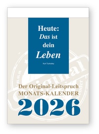 Abbildung von: Original-Leitspruch-Monats-Kalender 2026 - Bellaprint Verlag GmbH