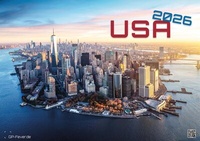 Abbildung von: USA - eine Reise durch die Vereinigten Staaten - dem Land der unbegrenzten Möglichkeiten - 2026 - Kalender DIN A2 - GP-Fever.de
