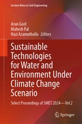 Cover: Sustainable Technologies for Water and Environment Under Climate Change Scenario - Springer Nature Switzerland AG